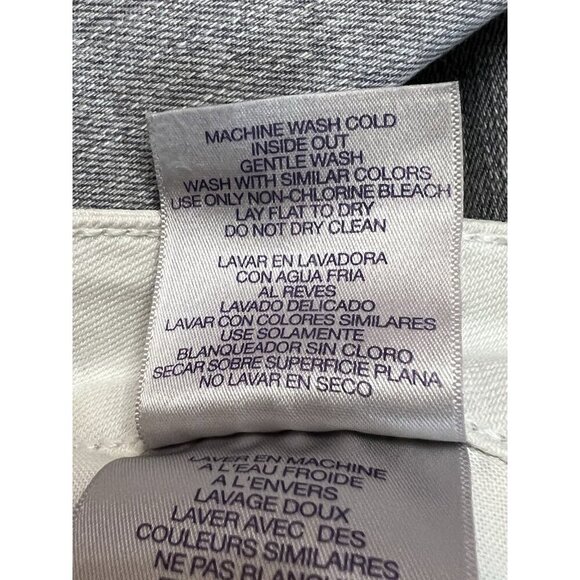 NYDJ Women's Ankle Jeans Gray Wash Denim Lift Tuck Technology Slim Leg Size 8 - Picture 9 of 13